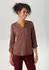 Aniston Schlupfbluse mit Rüschen und All-Over-Muster (49459904) mischfarben/schwarz