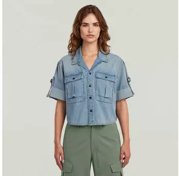 G-Star Boxy Relaxed Shirt Bluse (94317804) vintage sandblast
