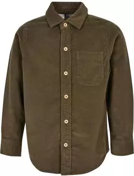 Urban Classics UCK2414 Cord-Hemd olive