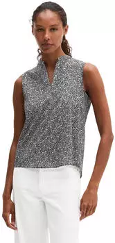 Marc O'Polo Blusentop aus bedrucktem Baumwoll-Voile Regular Fit (5000014186) dark blue multi 03
