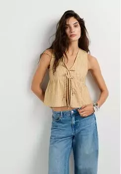 Pepe Jeans Frances ärmellose Bluse vanilla beige