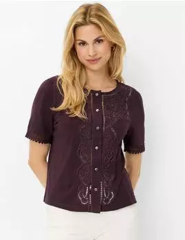 BRAX CELINA Klassische Bluse blackberry violet