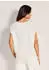 Madeleine Schlupf-Bluse mit Ärmelriegeln Langarmbluse (57803413) perlweiß/braun