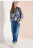 Cecil 3/4 Arm Tunika mit Blattprint (B346534) universal blau