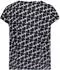 Betty Barclay Kurzarmshirt mit Wasserfallausschnitt (29001621) dark blue/brown