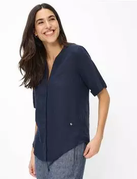 BRAX Veri Linen Blouse (96716706) navy