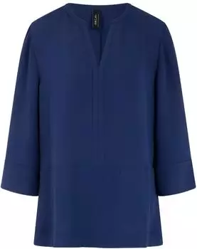 Marc Cain Oversized Blusenshirt mit 3/4-Arm (BC 51.01 W90) midnight sail