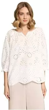 Betty Barclay Carmen-Look Schlupfbluse rohweiß
