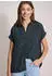 Cecil Dropped Shoulder Bluse in Seersucker Qualität (B346516) palm breeze green/marine