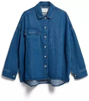 armedangels OVERSIZED JEANSBLUSE | Bio-Baumwoll Mix - blau ( ) (30008887-315)