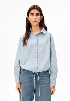 armedangels KARIERTE BLUSE MIT KORDELZUG |100% Bio-Baumwolle - mehrfarbig ( ) (30009120-3810)