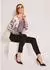 Madeleine Schlupfbluse mit floralem Muster-Mix (60517904400440) rosé / gemustert