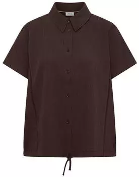 Cecil B346711 Shirtbluse aus softem Materialmix (B346711) brown cacao