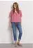 Street One Frauen Kurzarm Hemdbluse in Unifarbe in Pink Gr: (A34682217846)