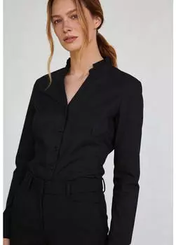 More & More Bluse mit Stehkragen (88882430) black