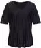 Lascana Plisseeshirt figurumspielend (50642505) schwarz