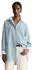 Marc O'Polo Gestreifte Bluse Loose Boyfriend Shape Langarm in Papertouch Popeline (5000008172) hellblau/weiß