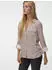 Vero Moda VMBUMPY L/S Shirt New WVN GA NOOS Hemdbluse, Regular Fit (32118701) cocoa brown stripes/pumice stone