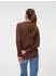 Vero Moda VMBUMPY L/S Shirt New WVN GA NOOS Hemdbluse, Regular Fit chocolate torte stripes/new stripe cocoa brown