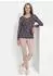 GOLDNER Langarmshirt Viskose-Jersey mit Paisley-Druck marine/bordeaux