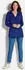 GOLDNER Elegantes Blusenshirt mit Biesen Tunika figurbetonend dunkelblau