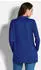 GOLDNER Elegantes Blusenshirt mit Biesen Tunika figurbetonend dunkelblau