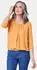 GOLDNER Chiffon-Shirt mit 3/4-Arm (safran)
