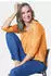 GOLDNER Chiffon-Shirt mit 3/4-Arm (safran)