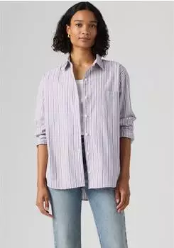 Levi's Harlie Boyfriend Shirt costanza stripe wisteria poplin