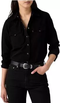 Levi's Heritage Western Denim Shirt Relaxed Fit Denim Bluse (007WT) basic night