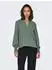 Only ONLMETTE V-Ausschnitt Blusenshirt Regular Fit (78249205) laurel wreath/jade