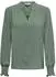 Only ONLMETTE V-Ausschnitt Blusenshirt Regular Fit (78249205) laurel wreath/jade
