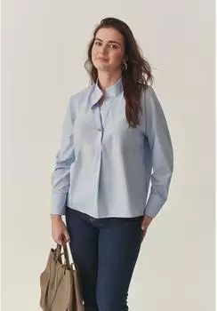Tatuum Lotari Klassische Kragenbluse himmelblau