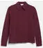 s.Oliver Langarmshirt Elastische Jerseybluse bordeaux/rot