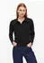 s.Oliver Langarm Hemdbluse Elastisches Jersey (2181445) schwarz