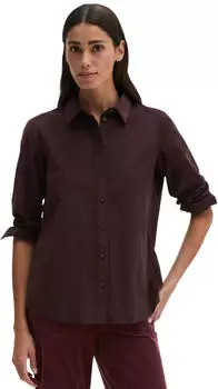 Marc O'Polo Bluse regular in samtiger Cord-Qualit&auml;t (5000009198) black cherry