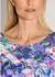 Madeleine Blusenshirt Viskosebluse mit floralem Aquarellmuster (14301907) lila/gemustert