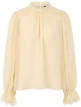 Marc Cain BC 51.18 W90 Blusenshirt mit Spitze lamb's wool