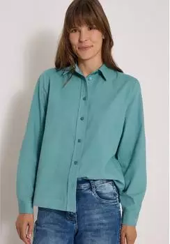 Cecil Hemdbluse in Cord-Optik (79161839) mineral blau