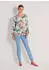 Madeleine Damen Bluse (60518604200420) hellblau / gemustert