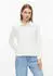 s.Oliver Langarmshirt Elastische Jerseybluse (2181445) sanftes weiß