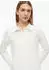 s.Oliver Langarmshirt Elastische Jerseybluse (2181445) sanftes weiß