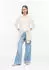 s.Oliver Langarmshirt Elastische Jerseybluse (2181445) sanftes weiß