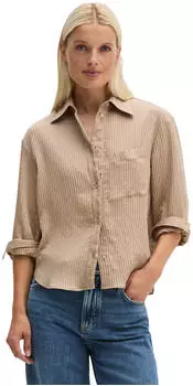 Marc O'Polo Langarmbluse aus TENCEL&trade; Modal-Mix (85215033) earthy taupe