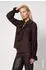 Monari Rüschenbluse Regular Fit mit Volantdetails black coffee