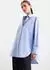 Seidensticker Oxford Hemdbluse Oversized mit tiefer Passe Blau (60.853591-0011- )