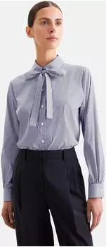 Seidensticker Hemdbluse mit abnehmbarer Schluppe Blau (60.853583-0019- )