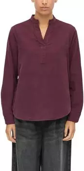 s.Oliver Feincord-Bluse mit Stehkragen rot 2184936.4919.