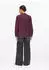 s.Oliver Feincord-Bluse mit Stehkragen (2184936) bordeaux
