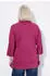 Ulla Popken Bubble-Tunika mit Herzausschnitt und Biesen (66234951) magnolienrot